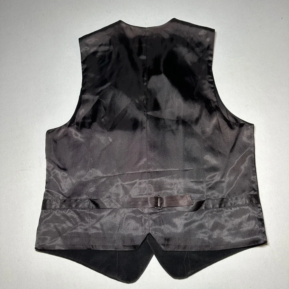 Vtg‎ Warner Bros Bugs Bunny Vest Mens S Black Velvet Looney Tunes 1995 Waistcoat
